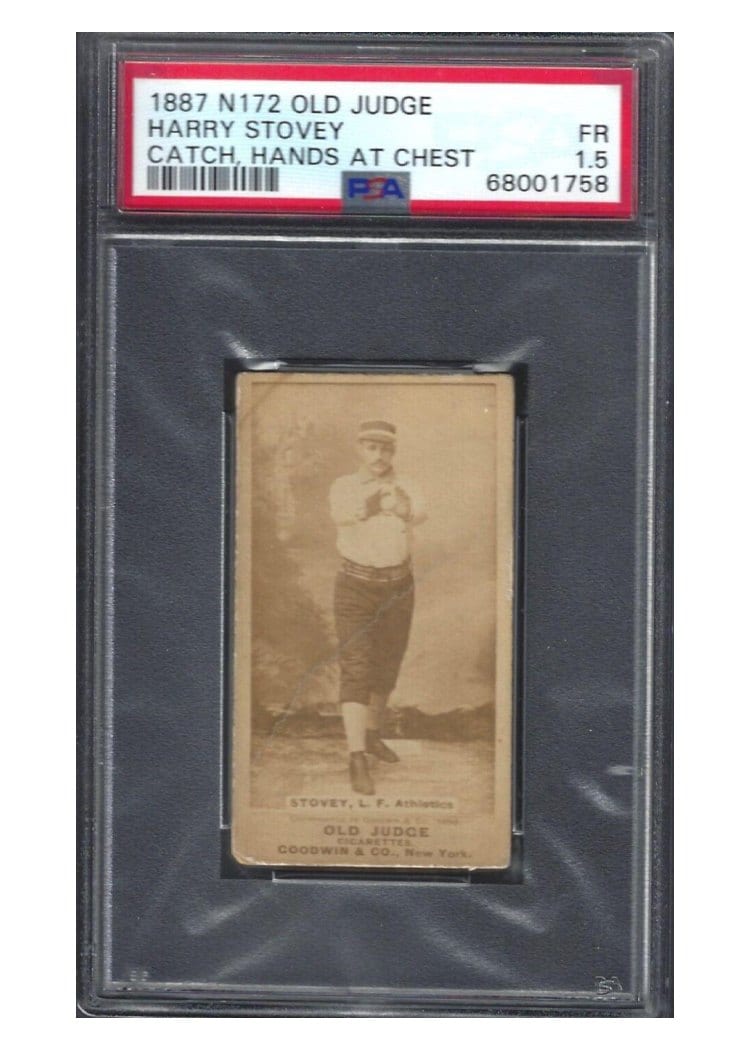 1887 N172 Old Judge Elmer Cleveland card