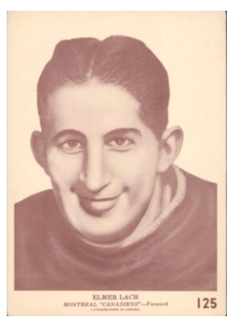 1940 O-Pee-Chee V301-2 Elmer Lach #125 card