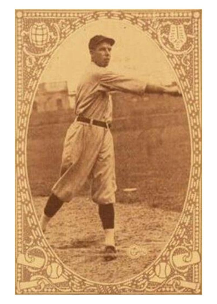 1922 E120 American Caramel Elmer Miller card