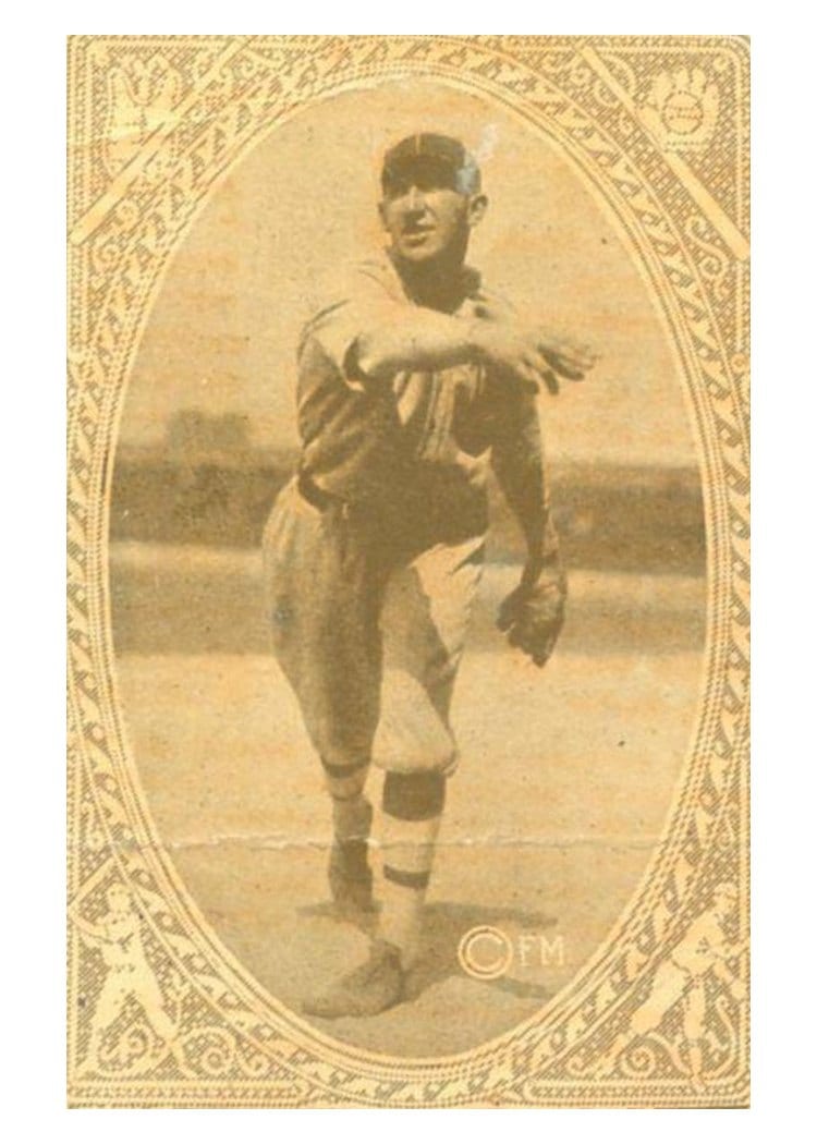 1922 E120 American Caramel Elmer Myers card