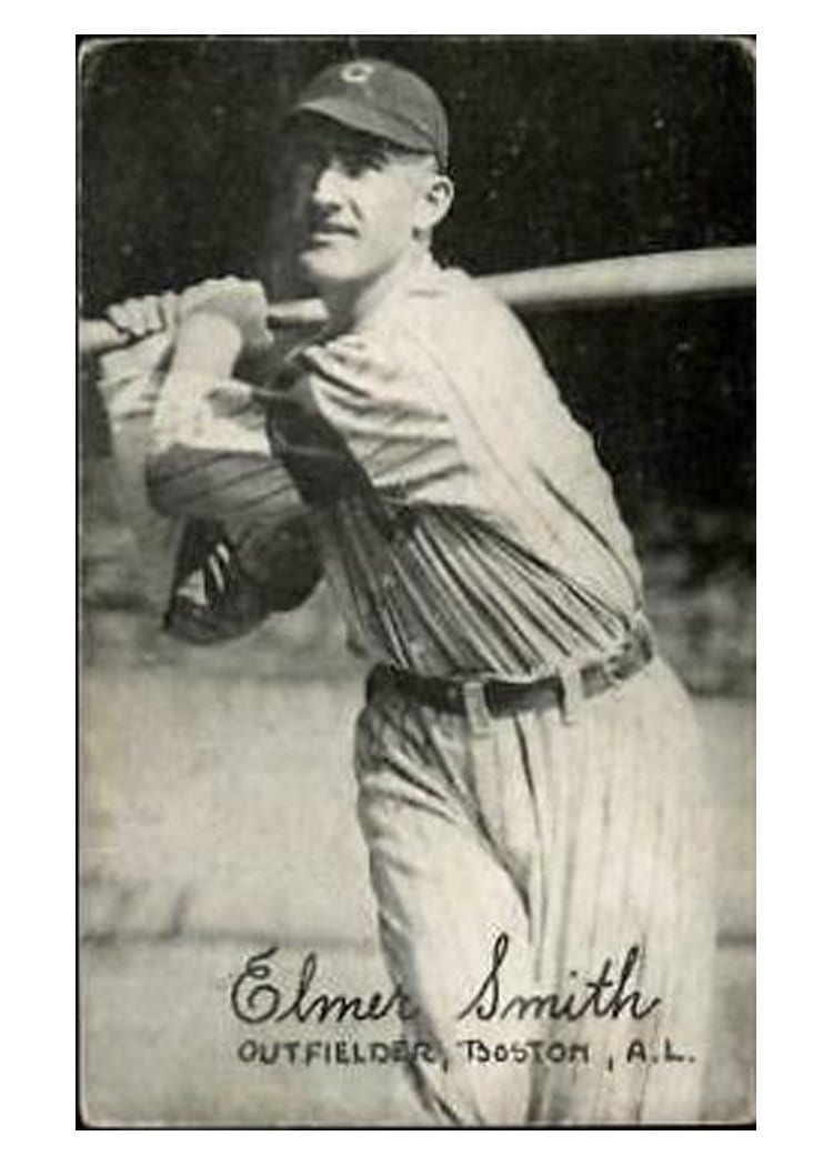 1922 Exhibits Elmer Smith card