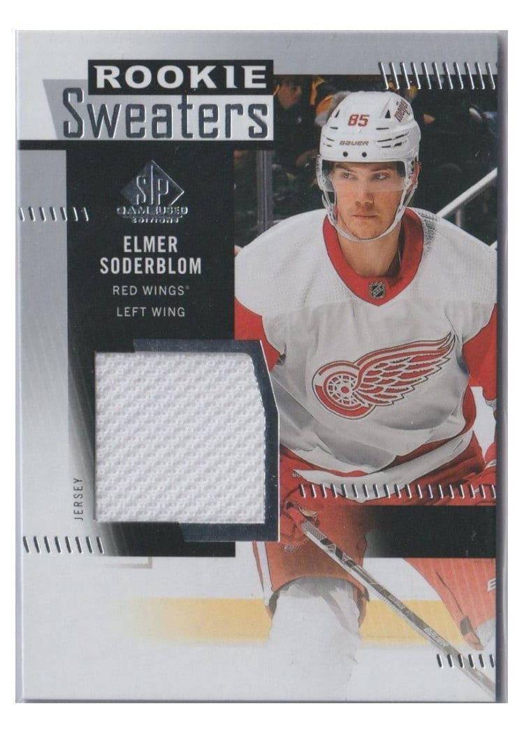 2022-23 SP Game Used Rookie Sweaters Elmer Soderblom #RS-ES card