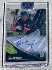 2022 Topps Clearly Authentic Topps Tek Autographs Eloy Jimenez #TEK-EJ card