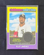 2024 Topps Heritage Clubhouse Collection Relic Eloy Jiménez #CCR-EJ card