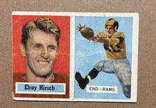 1957 Topps Elroy Hirsch #46 card