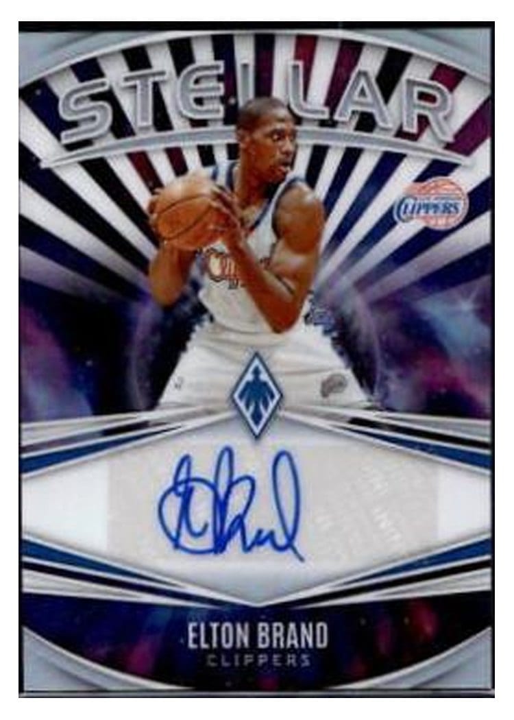 2023-24 Panini Phoenix Stellar Signatures Elton Brand #SS-EBR card