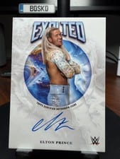 2025 Topps Exalted WWE Wrestling Exalted Autographs Elton Prince #EXT-ELT card