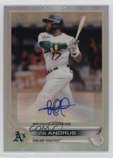 2022 Topps Chrome Update Autograph Elvis Andrus #AC-EA card