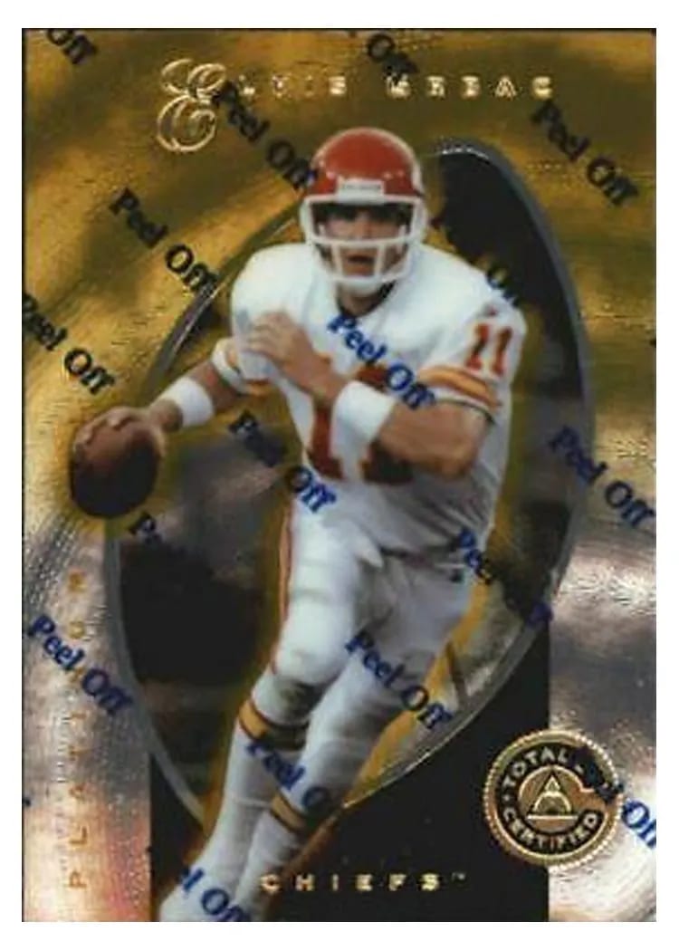 1997 Pinnacle Totally Certified Elvis Grbac #13 card