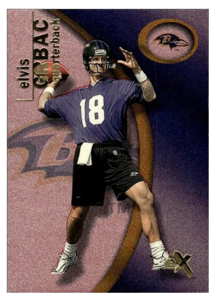 2001 Fleer E X Elvis Grbac #67 card