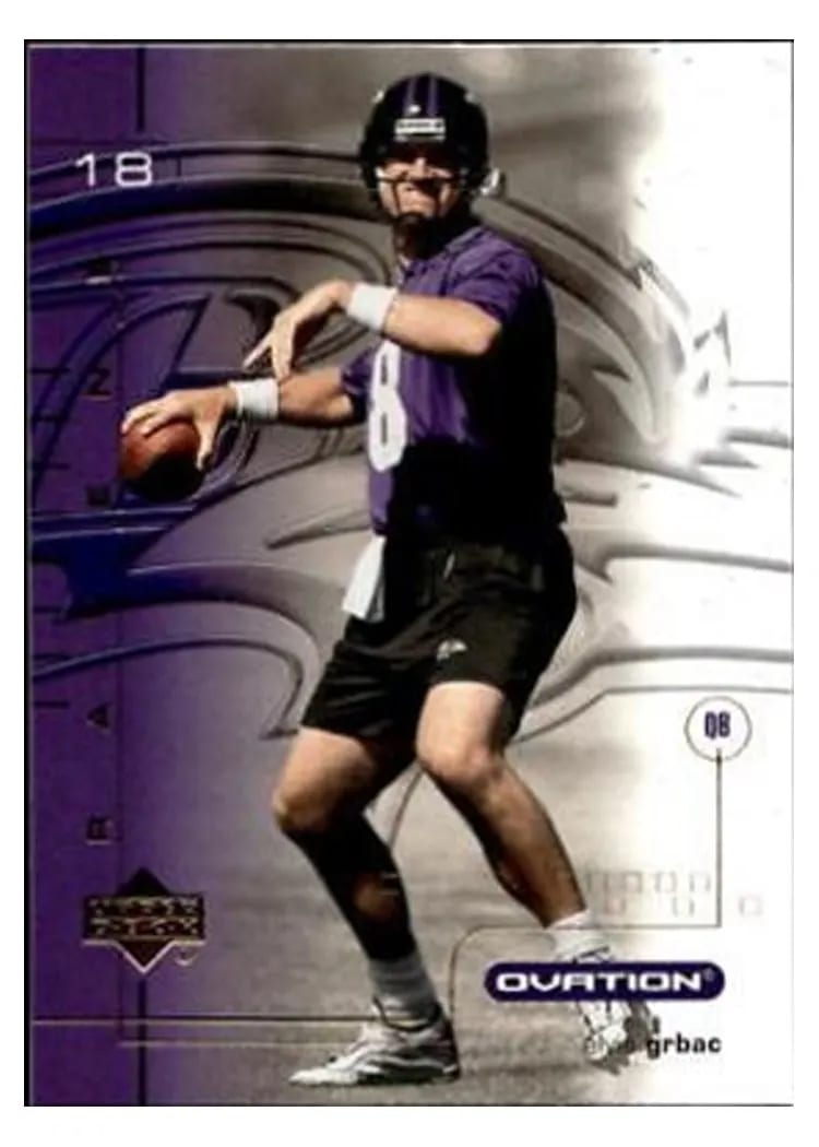 2001 Upper Deck Ovation Elvis Grbac #8 card