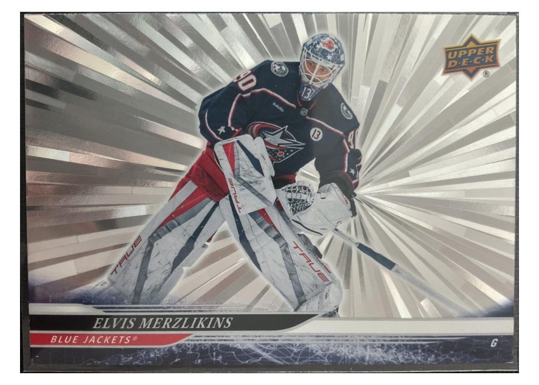 2024-25 Upper Deck Base Set Elvis Merzlikins #537 card