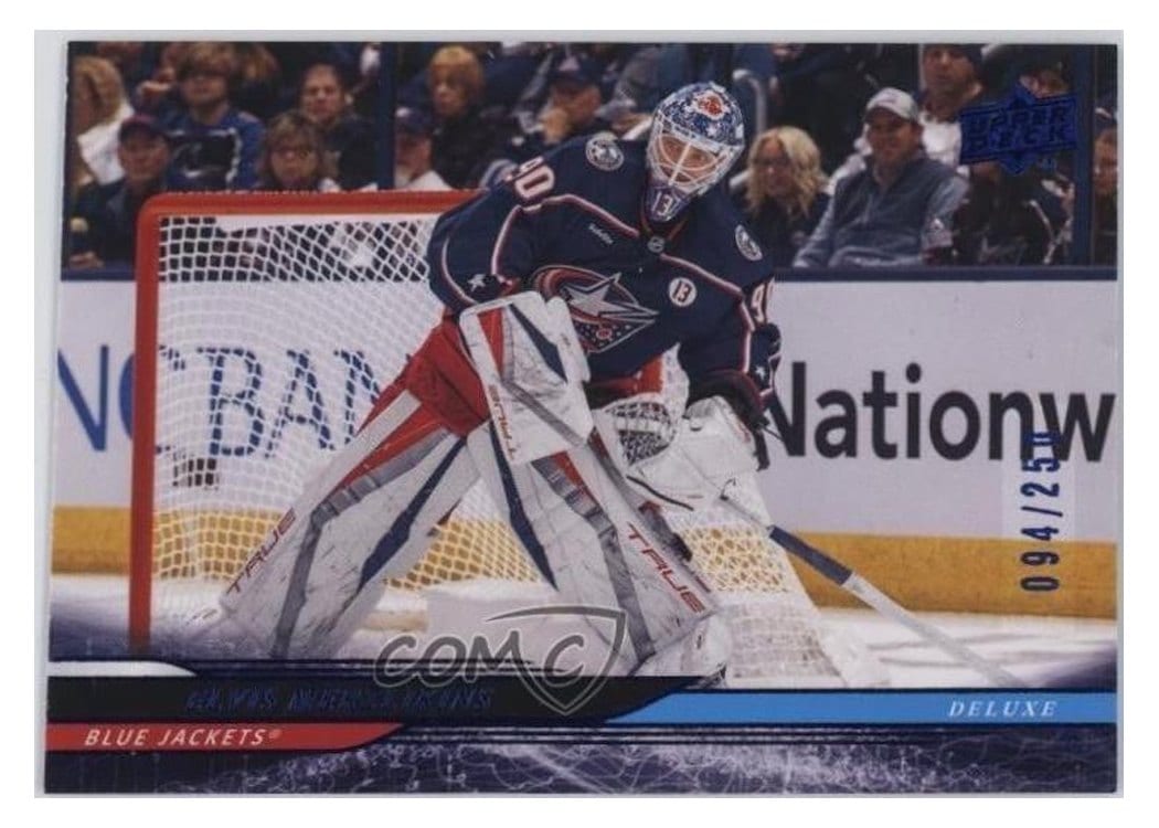 2024-25 Upper Deck Base Set Elvis Merzlikins #537 card
