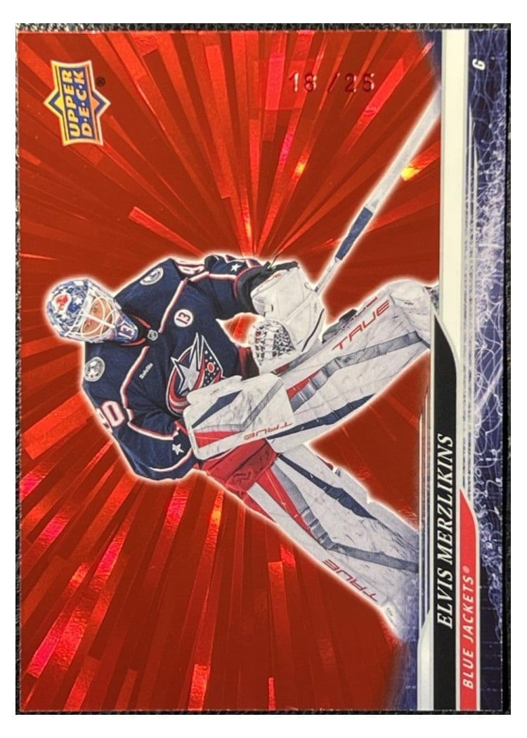 2024-25 Upper Deck Base Set Elvis Merzlikins #537 card