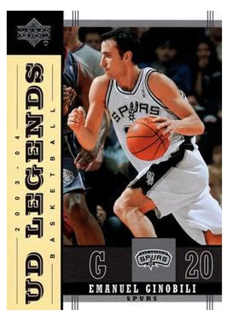 2003 Upper Deck Legends Emanuel Ginobili #78 card
