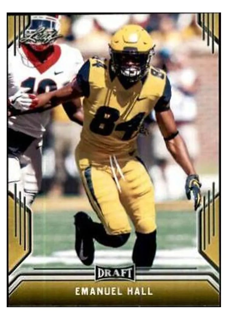 2019 Leaf Draft Emanuel Hall #30 card