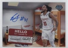 2024-25 Bowman University Chrome Campus Dorm Signatures Emanuel Sharp #CDS-ES card