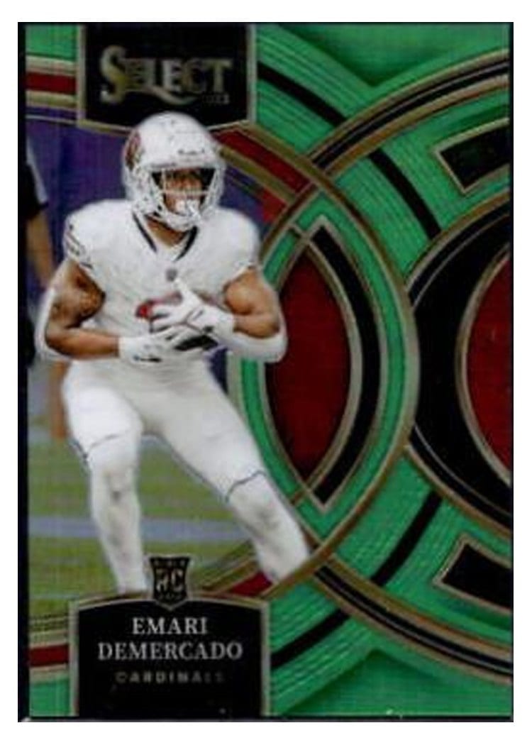 2023 Panini Select Base Set Emari Demercado Green Prizm #160 card