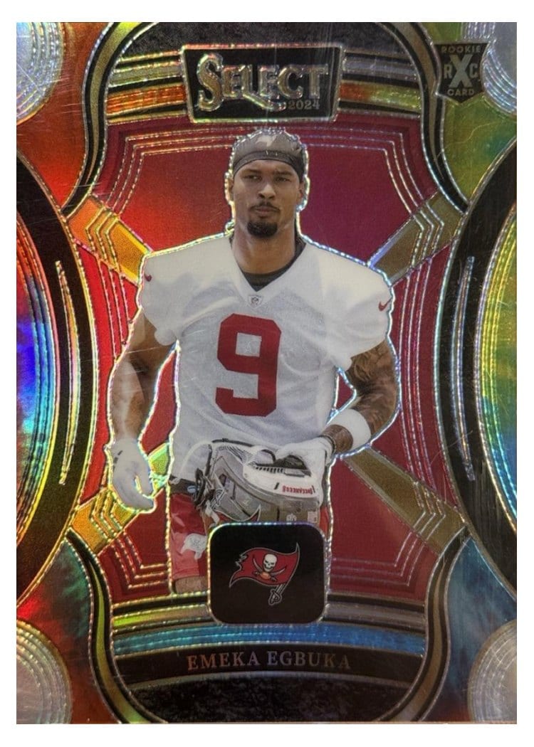 2024 Panini Select 2025 XRC Prizm Redemption Emeka Egbuka #513 card