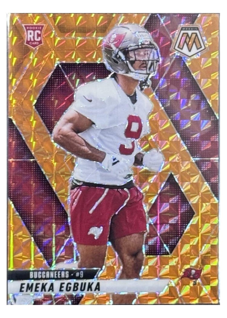 2025 Panini Mosaic Base Set Emeka Egbuka Orange #376 card