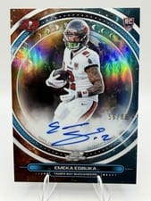 2025 Topps Cosmic Chrome Equinox Autographs Emeka Egbuka #EQA-EE card