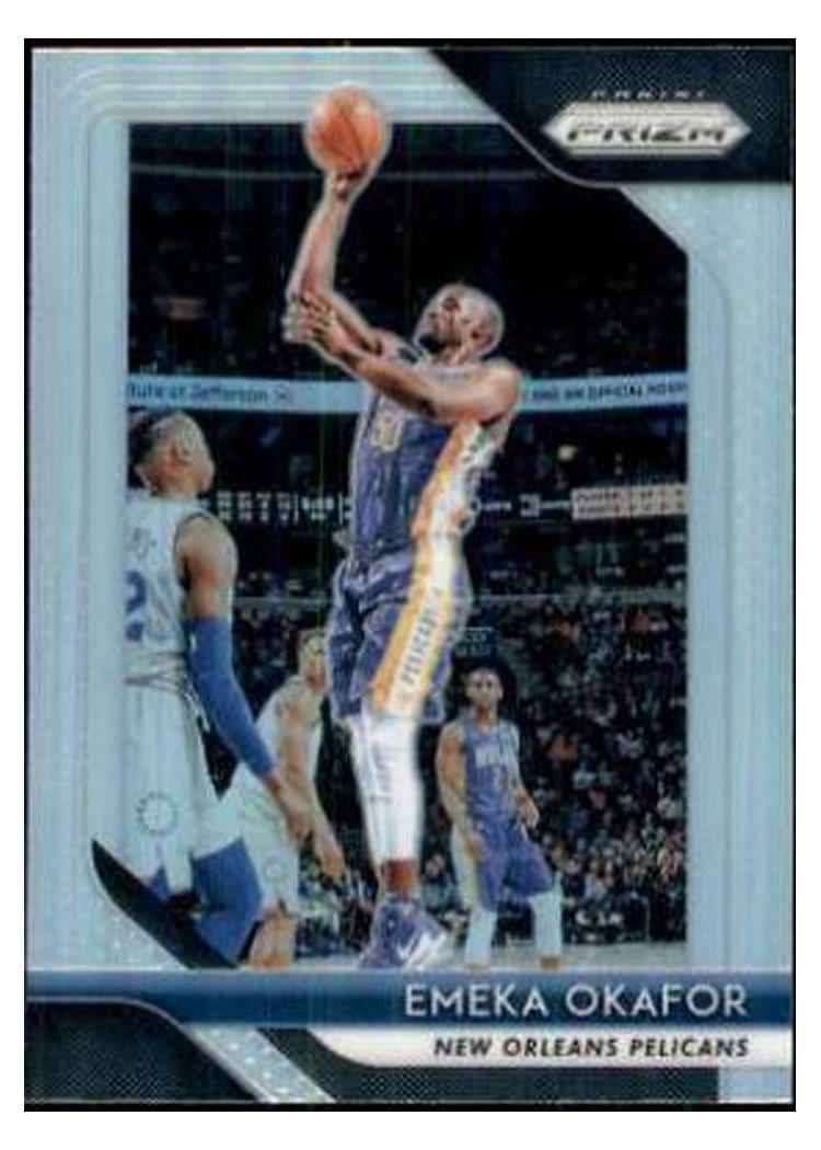 2018-19 Panini Prizm Base Set Emeka Okafor #187 card