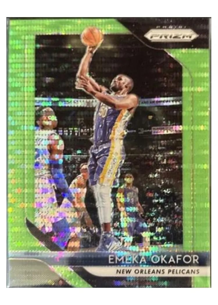 2018-19 Panini Prizm Base Set Emeka Okafor #187 card