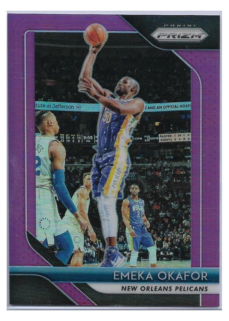 2018-19 Panini Prizm Base Set Emeka Okafor #187 card