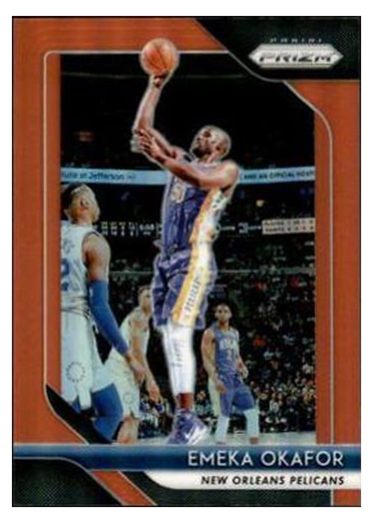 2018-19 Panini Prizm Base Set Emeka Okafor #187 card