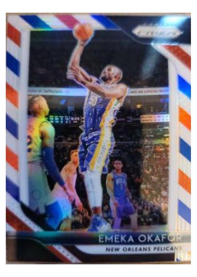 2018-19 Panini Prizm Base Set Emeka Okafor #187 card