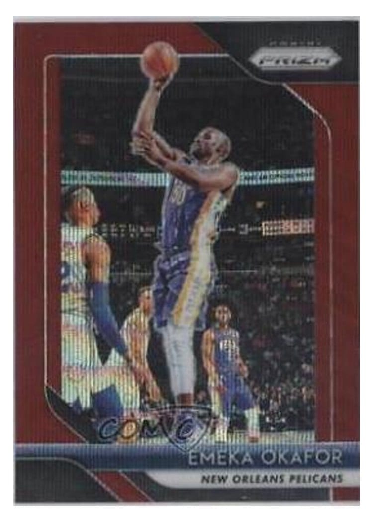 2018-19 Panini Prizm Base Set Emeka Okafor #187 card