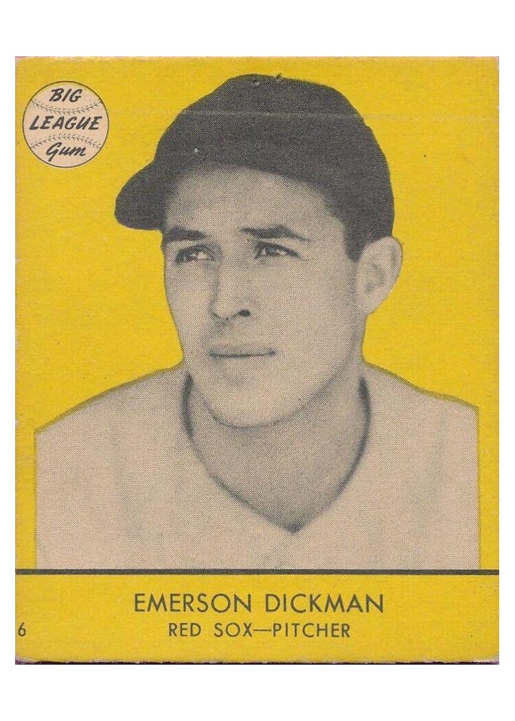 1941 Goudey Emerson Dickman #6 card