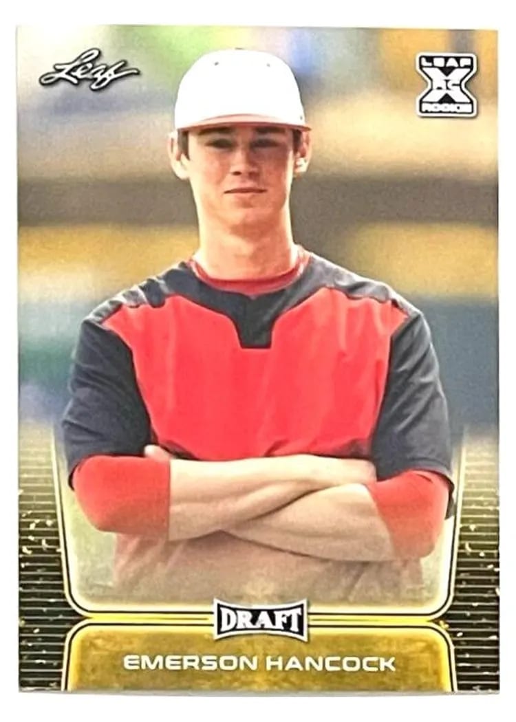 2020 Leaf Draft Base Set Emerson Hancock #29 card