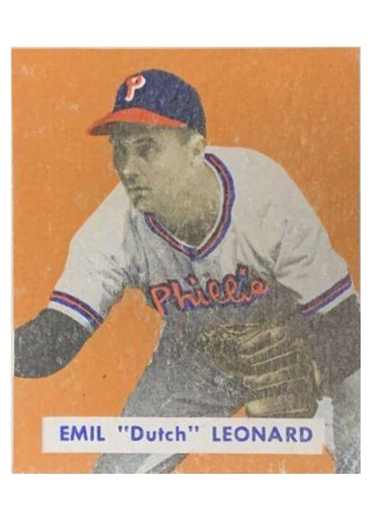 1949 Bowman Emil Dutch Leonard #115 card