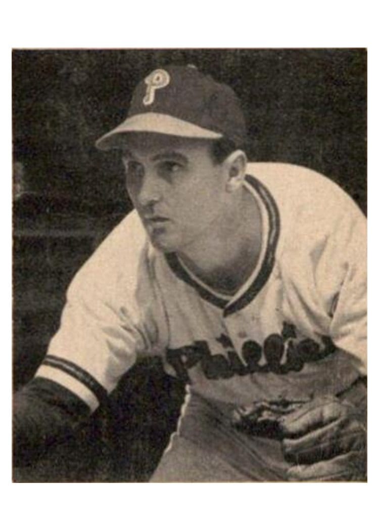 1948 Bowman Emil Leonard #24 card