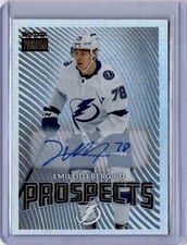 2024-25 Skybox Metal Universe Skybox Premium Prospects Auto Emil Lilleberg #PP-35 card