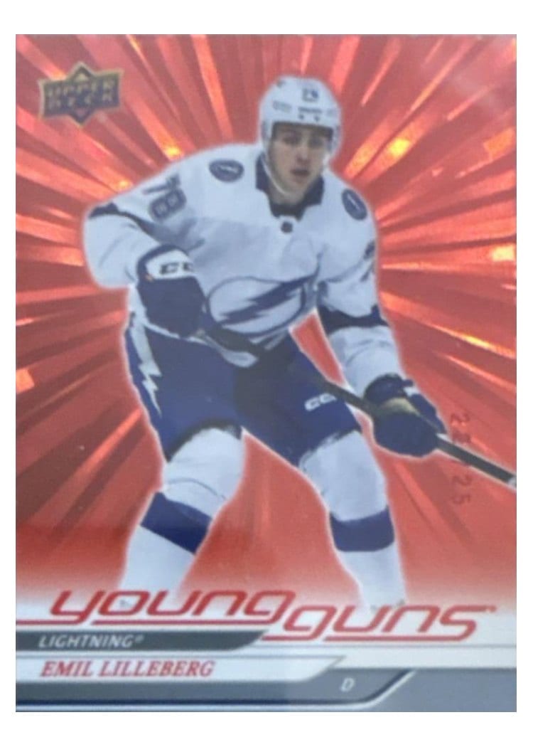 2024-25 Upper Deck Base Set Emil Lilleberg Outburst Red #241