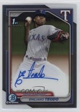 2024 Bowman Chrome Prospects Autographs Emiliano Teodo #CPA-ETE card
