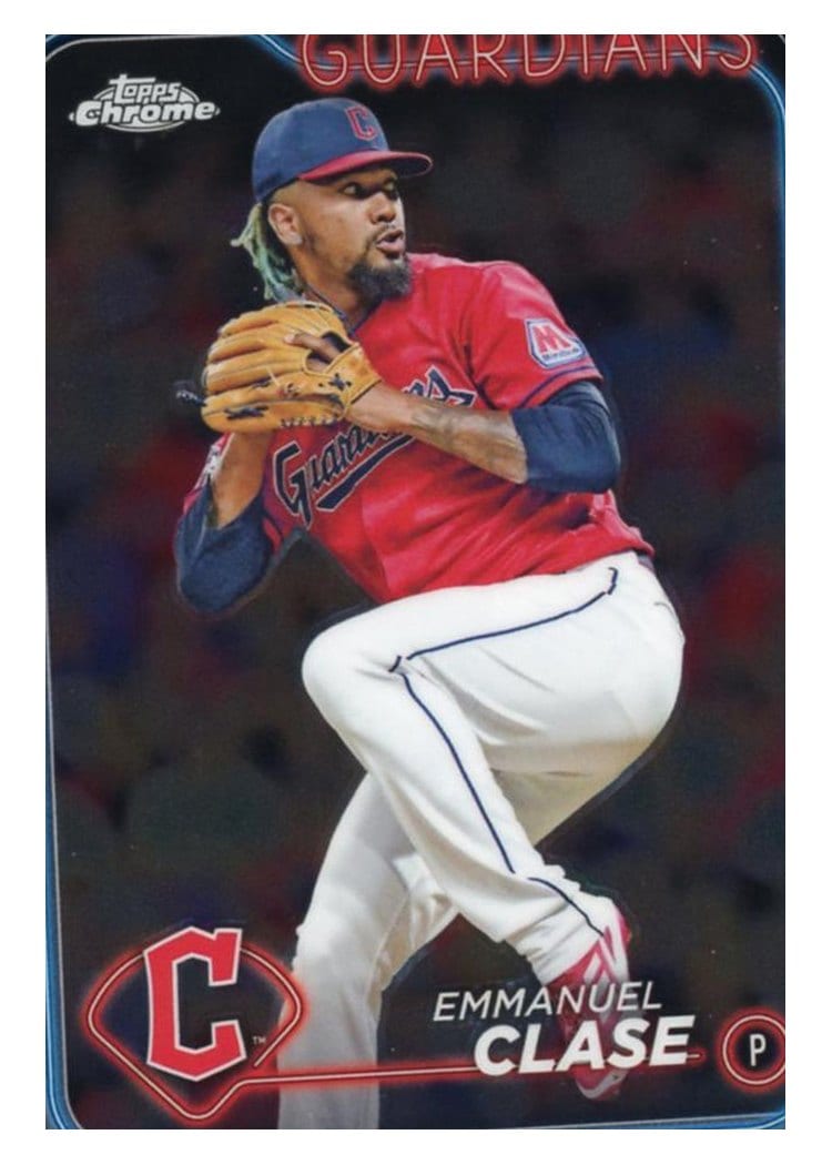 2024 Topps Chrome Base Set Emmanuel Clase #166 card