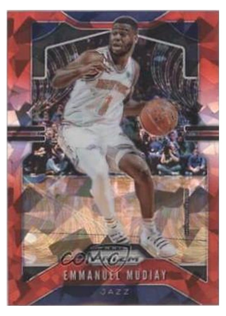 2019-20 Panini Prizm Base Set Emmanuel Mudiay Red Ice Prizm #176 card