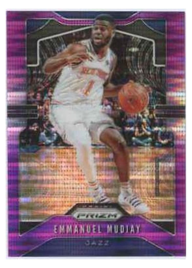 2019-20 Panini Prizm Base Set Emmanuel Mudiay Purple Pulsar Prizm #176 card