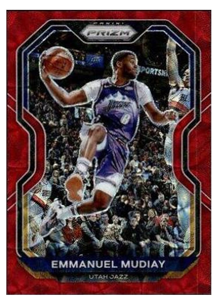2020-21 Panini Prizm Base Set Emmanuel Mudiay #176 card
