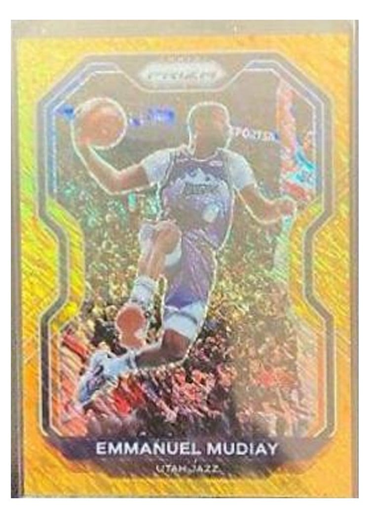 2020-21 Panini Prizm Base Set Emmanuel Mudiay Gold Shimmer Prizm #176