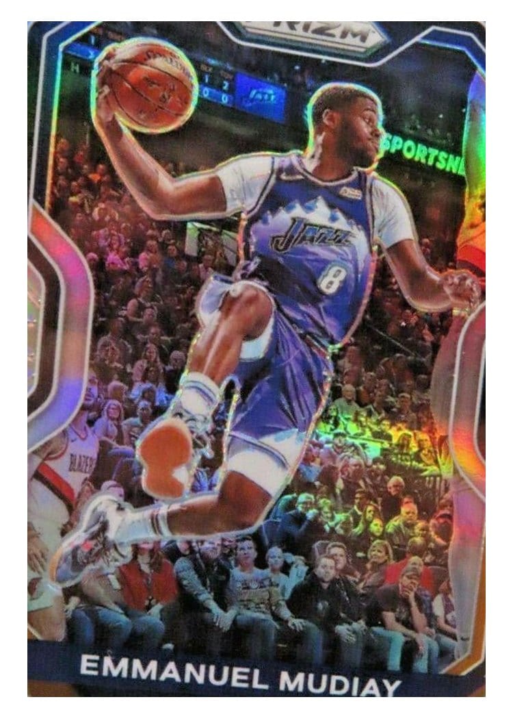 2020-21 Panini Prizm Base Set Emmanuel Mudiay #176 card