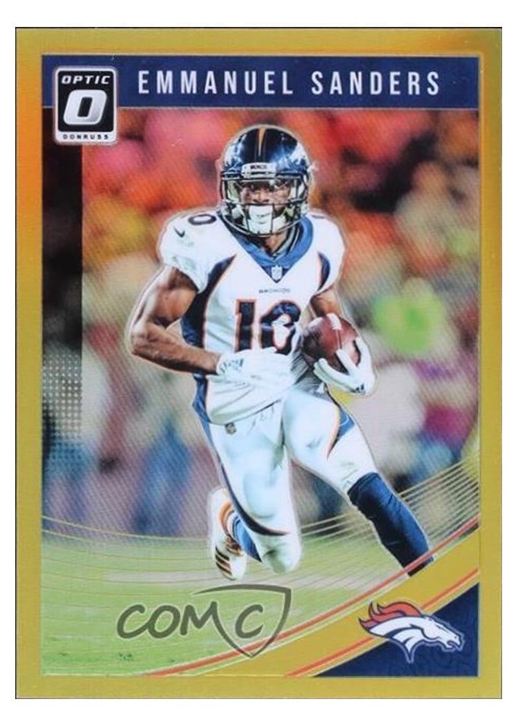 2018 Donruss Optic Base Set Emmanuel Sanders #30 card