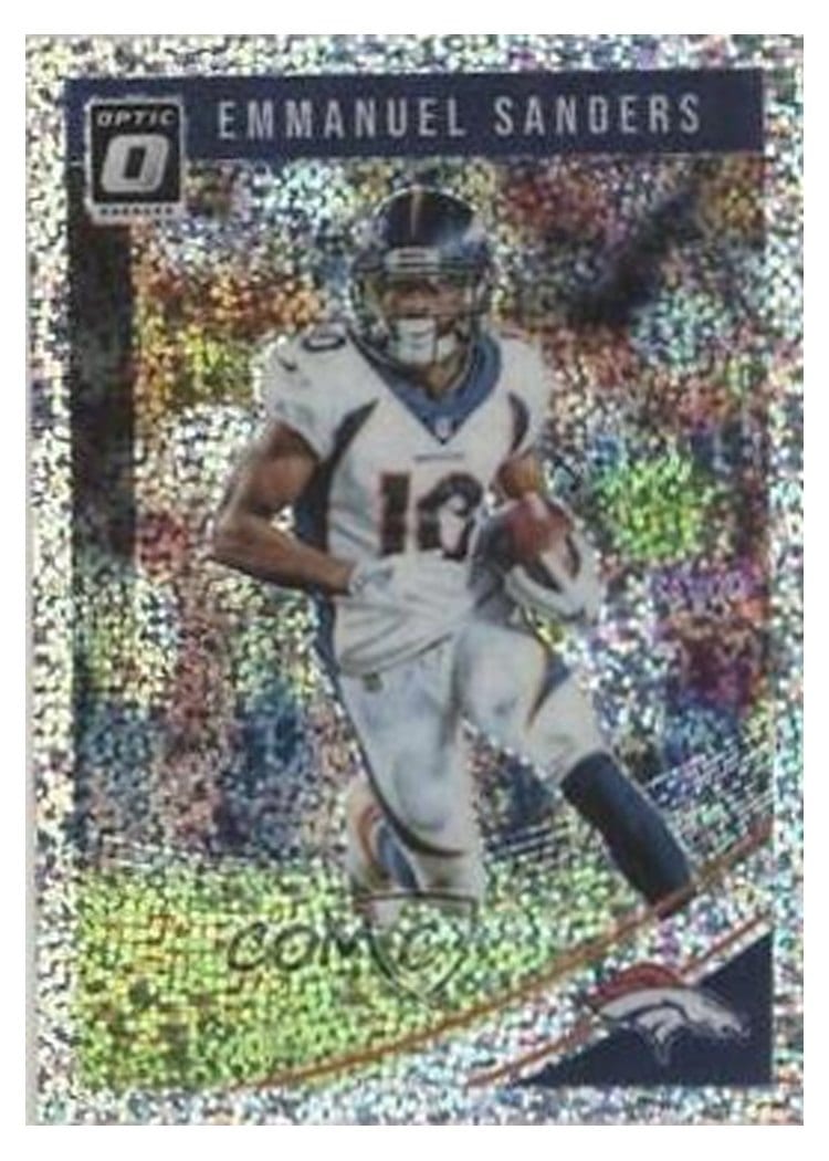 2018 Donruss Optic Base Set Emmanuel Sanders #30 card