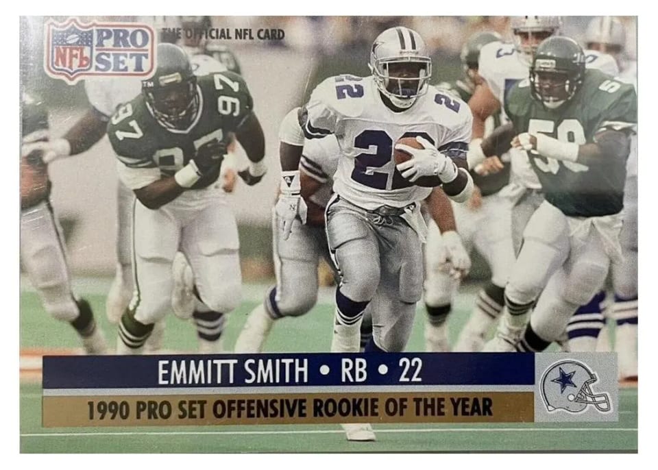 1990 Pro Set Emmitt Smith #800 card