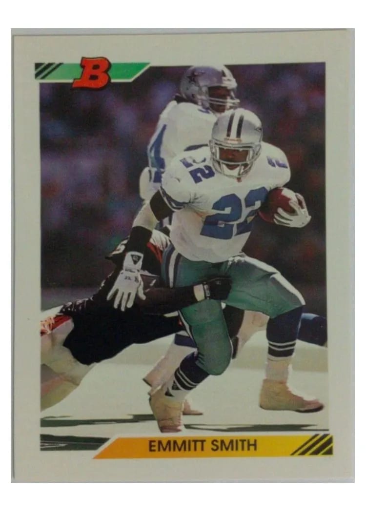 1992 Bowman Emmitt Smith #100 card
