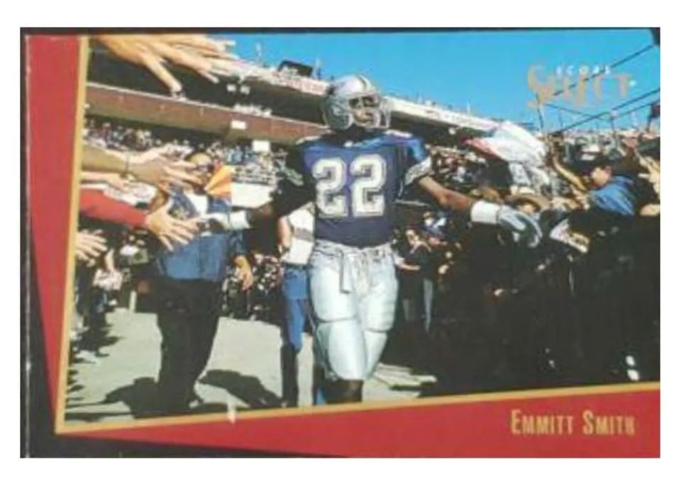 1993 Panini Select Emmitt Smith #55 card