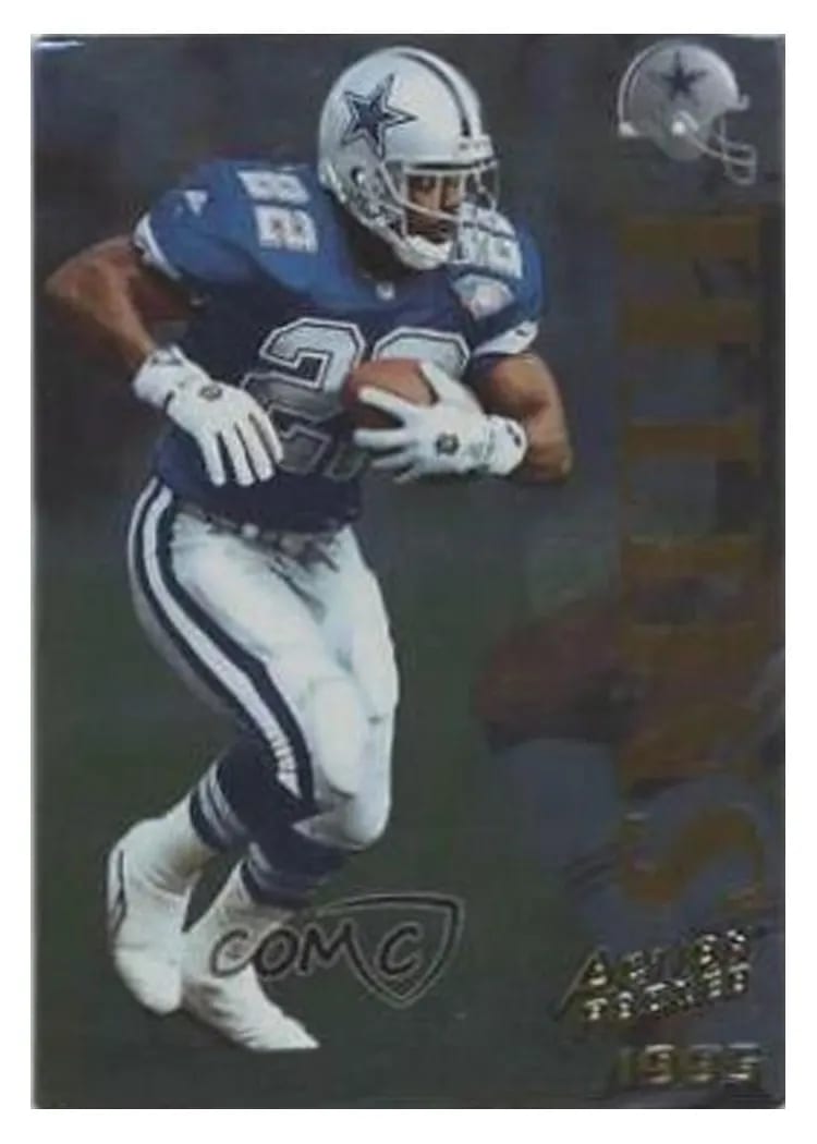 1995 Action Packed Emmitt Smith Quick Silver #2 card
